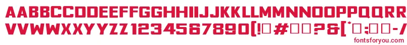 FyodorBoldexpanded Font – Red Fonts