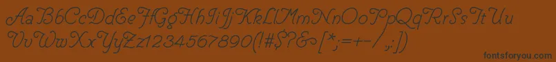 More about HelveCursive Font HelveCursive Font – Black Fonts on Brown Background