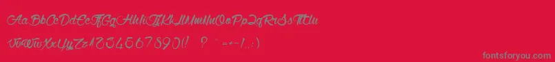 More about WolfInTheCityLight Font WolfInTheCityLight Font – Gray Fonts on Red Background