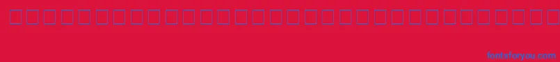 Athletes2 Font – Blue Fonts on Red Background
