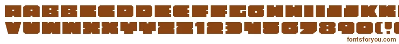 Шрифт AnakefkaExpanded – коричневые шрифты