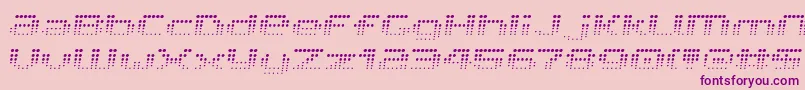 V5prf Font – Purple Fonts on Pink Background