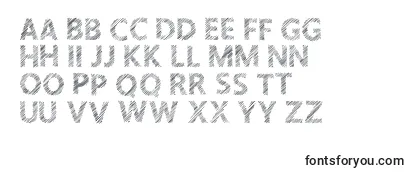 CrosshatcherD Font