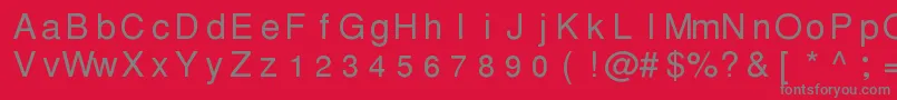 Pwthmseg Font – Gray Fonts on Red Background