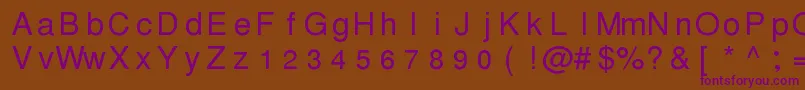 Pwthmseg Font – Purple Fonts on Brown Background