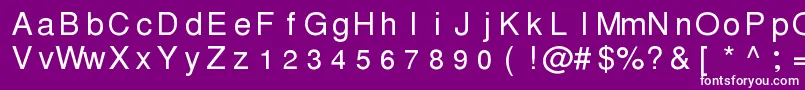 Pwthmseg Font – White Fonts on Purple Background