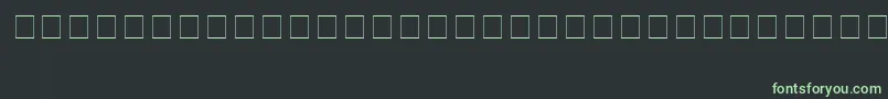 Infobubble Font – Green Fonts on Black Background