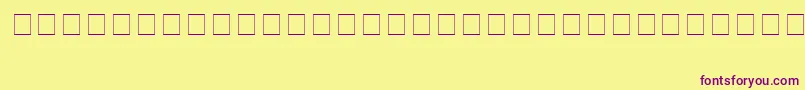 Infobubble Font – Purple Fonts on Yellow Background