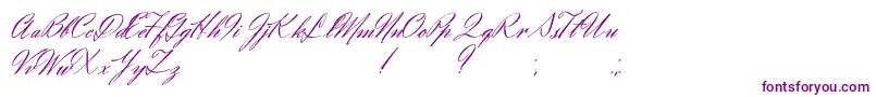 Шрифт Eliensee – фиолетовые шрифты