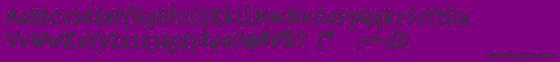 MantiquaBlaxx Font – Black Fonts on Purple Background