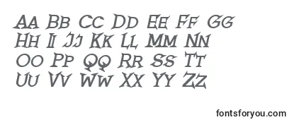 Обзор шрифта RomanicumBoldItalic