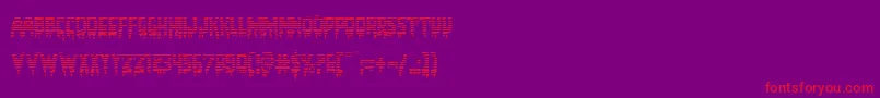 Bloodlustgrad Font – Red Fonts on Purple Background