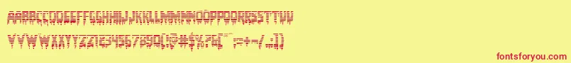 Bloodlustgrad Font – Red Fonts on Yellow Background