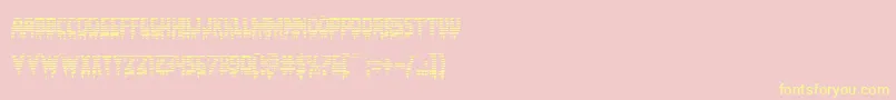 Bloodlustgrad Font – Yellow Fonts on Pink Background