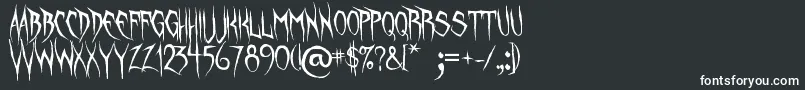 UnquietSpirits Font – White Fonts