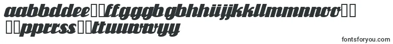 Шрифт FlandersrideItalic – йоруба шрифты