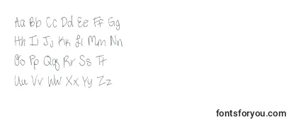 Review of the ThirdGradeHandwriting Font