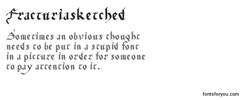 Fracturiasketched Font