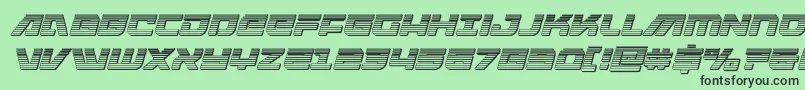 Lisätietoja Armedlightningchromeitalic-fontista Armedlightningchromeitalic-fontti – mustat fontit vihreällä taustalla