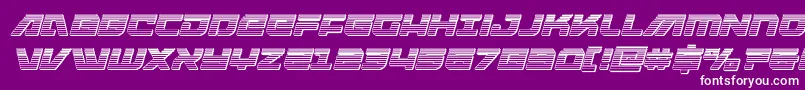 Подробнее о шрифте Armedlightningchromeitalic Шрифт Armedlightningchromeitalic – белые шрифты на фиолетовом фоне