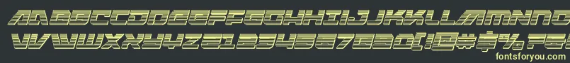 Lisätietoja Armedlightningchromeitalic-fontista Armedlightningchromeitalic-fontti – keltaiset fontit mustalla taustalla