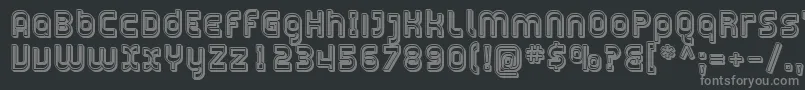 Więcej informacji o czcionce Sfplasmaticaopen Czcionka Sfplasmaticaopen – szare czcionki na czarnym tle