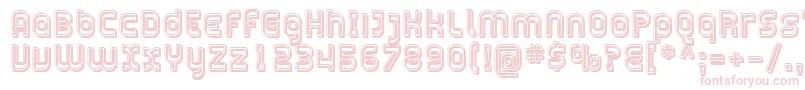 Czcionka Sfplasmaticaopen – różowe czcionki