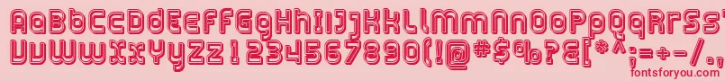 Подробнее о шрифте Sfplasmaticaopen Шрифт Sfplasmaticaopen – красные шрифты на розовом фоне
