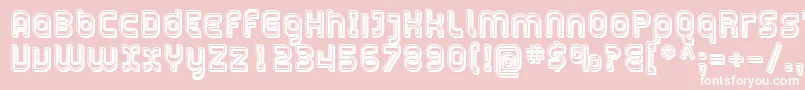 Saiba mais sobre a fonte Sfplasmaticaopen Fonte Sfplasmaticaopen – fontes brancas em um fundo rosa