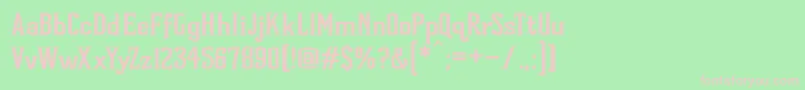 Littlejohn Font – Pink Fonts on Green Background