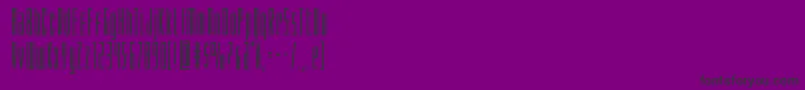 Phantaconcompactbold Font – Black Fonts on Purple Background