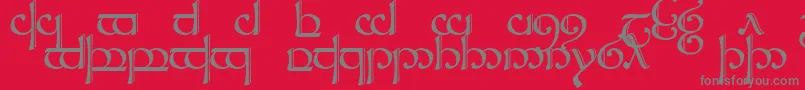 Sindcap2 Font – Gray Fonts on Red Background