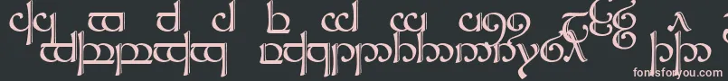 Sindcap2 Font – Pink Fonts on Black Background