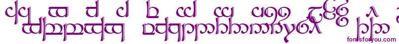 Sindcap2 Font – Purple Fonts on White Background