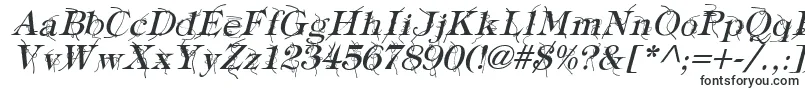 Шрифт TypographyTiesItalic – шрифты, начинающиеся на T