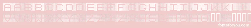 7inchRounded Font – White Fonts on Pink Background