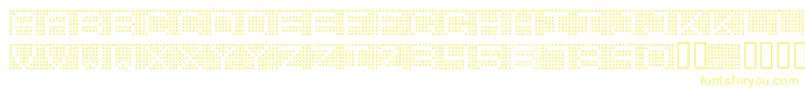 7inchRounded Font – Yellow Fonts on White Background