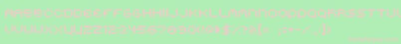 Belmongo Font – Pink Fonts on Green Background