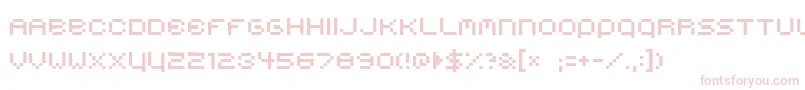 Czcionka Belmongo – różowe czcionki