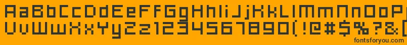 Lisätietoja Hooge0656-fontista Hooge0656-fontti – mustat fontit oranssilla taustalla