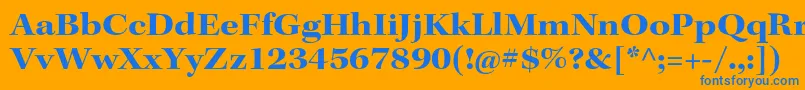 More about KeplerstdBoldextsubh Font KeplerstdBoldextsubh Font – Blue Fonts on Orange Background