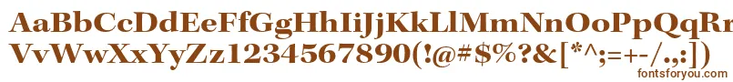 KeplerstdBoldextsubh Font – Brown Fonts on White Background