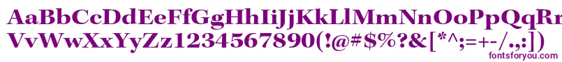 KeplerstdBoldextsubh-Schriftart – Violette Schriften auf weißem Hintergrund