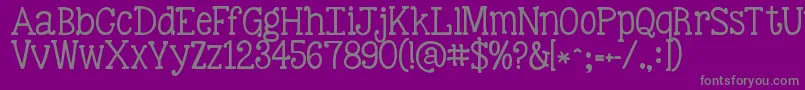More about Kgbestillandknow Font Kgbestillandknow Font – Gray Fonts on Purple Background