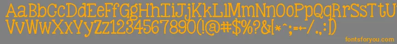 Подробнее о шрифте Kgbestillandknow Шрифт Kgbestillandknow – оранжевые шрифты на сером фоне