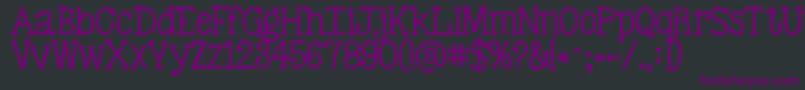 Lisätietoja Kgbestillandknow-fontista Kgbestillandknow-fontti – violetit fontit mustalla taustalla