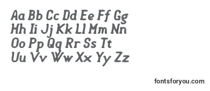 SemisweetBoldItalic-fontti