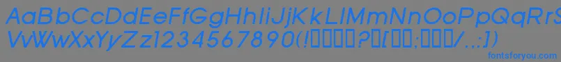 SfOldRepublicItalic Font – Blue Fonts on Gray Background