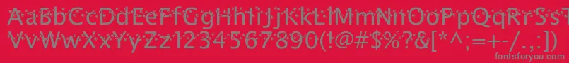ThatDarnCat Font – Gray Fonts on Red Background