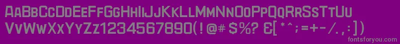 Шрифт Azureon – серые шрифты на фиолетовом фоне